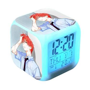 Imagem de Despertador Kurokos Basketballs Square LED Digital com alarme - yiweis