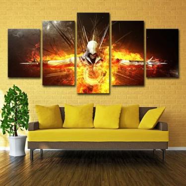 Imagem de Pôster de pintura de parede em tela Altairs in Laahads Anime - yiweisa