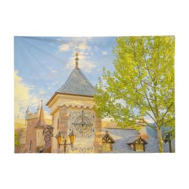 Imagem de Tapeçaria, paisagem, parede, microtecido, 50x70cm, decoração de quarto