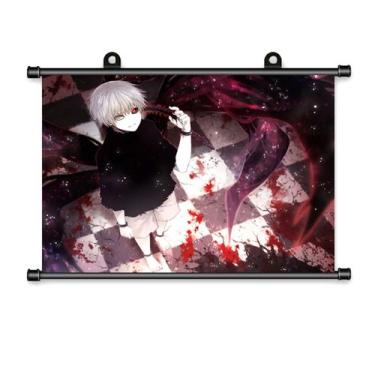 Imagem de Pintura de parede em tela Tokyo Ghoul Kaneki Ken Anime - yiweisai