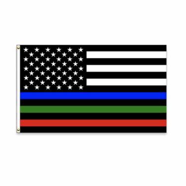 Imagem de Bandeiras da Polícia Militar 90x150cm Terileno 100% Poliéster - Yiweis