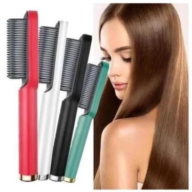 Imagem de Escova Pente Secadora Profissional Seca Modela Cabelo 3 Em 1 voltagem 