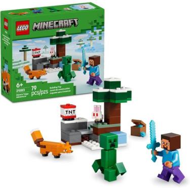 Imagem de Lego mincraft - aventura de steve na taiga 21583