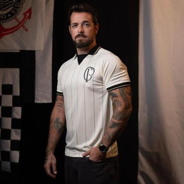Imagem de Camisa Polo Coimbra Corinthians Dry Retrô 1910 Masculino-Masculino