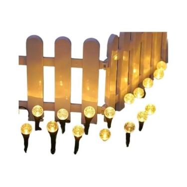 Imagem de Luzes De Bolha Solares À Prova d'Água Para Jardim 20 LED/30 LED 8 Modo