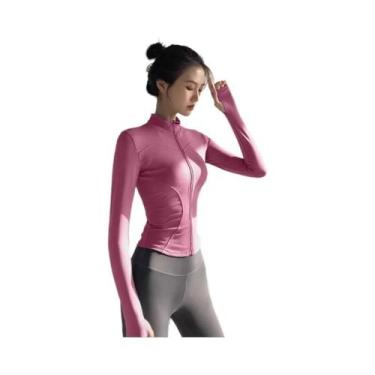 Imagem de Jaqueta De Yoga Feminina De Secagem Rápida Com Manga Longa, Proteção S
