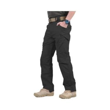 Imagem de Calças Cargo Táticas Masculinas Em Algodão Stretch Para Trabalho Milit