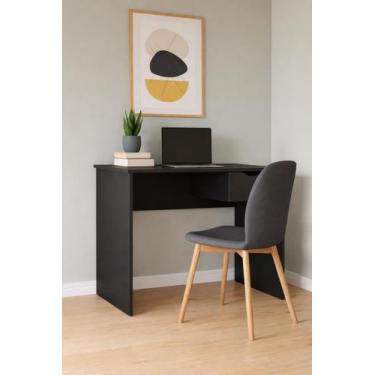 Imagem de Mesa Escrivaninha Multifuncional Home Office com Gaveta  Branca - Mult