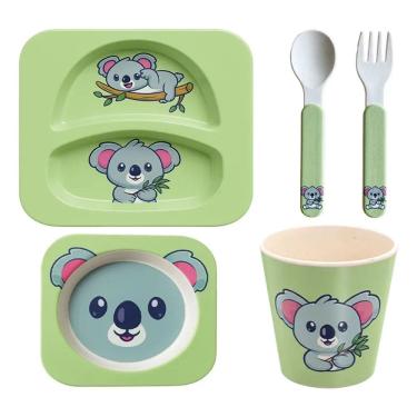 Imagem de Jogo De Refeição Infantil 5 Peças Koalito Coala Mimo Style