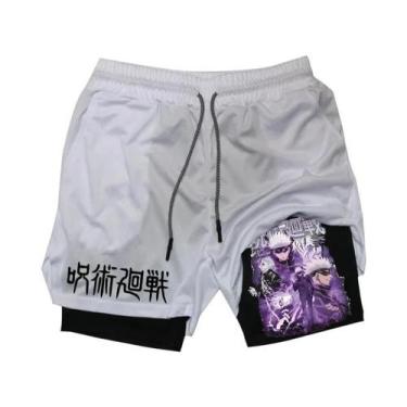 Imagem de Shorts De Compressão Masculinos De Secagem Rápida Jujutsu Kaisen 2 Em 