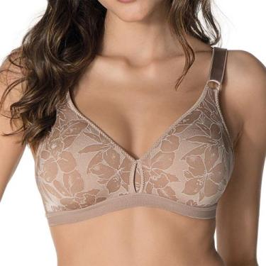 Imagem de Sutiã Olimpo Anizete Adulto Feminino de Alta Qualidade DeMillus, Bege,