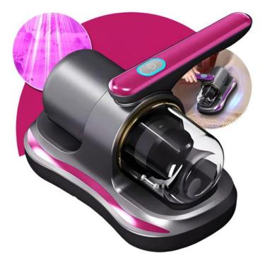 Imagem de Aspirador Portátil Antiácaro Esterilização Luz Uv Sem Fio Cor Rose Est