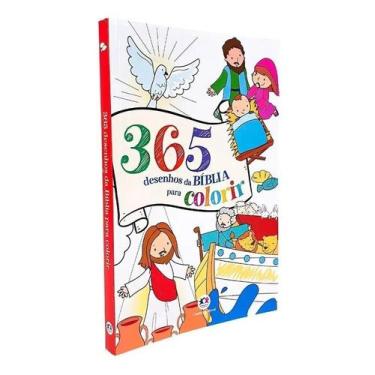 Imagem de Livro 365 Desenhos Da Bíblia Para Colorir - Congratulations Store