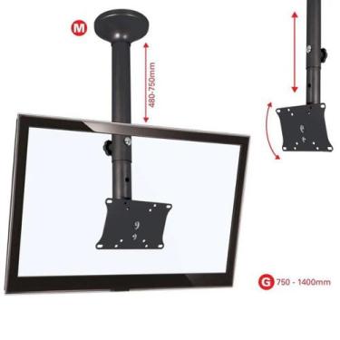 Imagem de Suporte de teto com inclinação e rotação para TV de 19 a 56 SKY 30 Mul