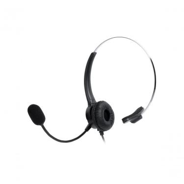 Imagem de Headset para Telefone RJ9 Vinik Corp Uno VK400RJ9 com Microfone Ajustável e alto-falant...