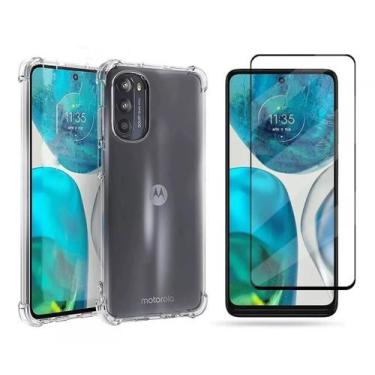 Imagem de Capa Capinha Anti Impacto + Película 3D Para Moto G52 - Capinhas para 