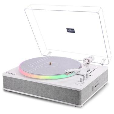 Imagem de Toca-discos LP&No.1 de 2 velocidades com correia, USB, Bluetooth, bran