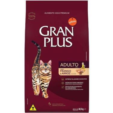 Imagem de Ração Gran Plus Gatos Adultos Frango e Arroz - 10,1 Kg