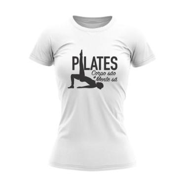 Imagem de Camiseta Feminina Blusa Baby Look Malha Dry Fit Pilates Fria - CRIEL, 