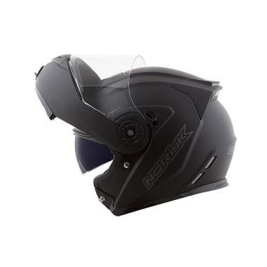 Imagem de Capacete Norisk Escamoteável FF345 Route Monocolor Preto Fosco Articul
