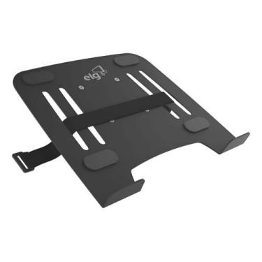 Imagem de Bandeja PRETA de Apoio Para Notebook de 10" a 17" ELG - FB7510