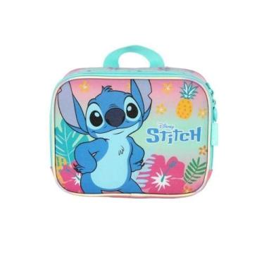 Imagem de Lancheira infantil feminina luxcel stitch la42383sc, ROSA, UN