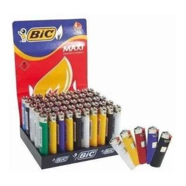 Imagem de Isqueiro Bic Maxi Chama Grande Berço Com 50 Unidades