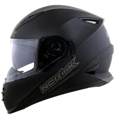 Imagem de Capacete Norisk Ff302 Monocolor Preto Fosco, 58