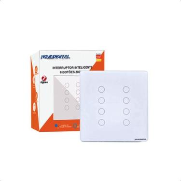 Imagem de Interruptor Inteligente 8 Botões Zigbee - Novadigital - Nova Digital, 