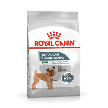 Imagem de Ração Royal Canin Cuidado Dental Mini para Cães Adultos de Porte Peque
