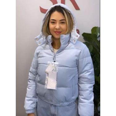 Imagem de Jaqueta Puffer Veludo - Pellini, Azul, p