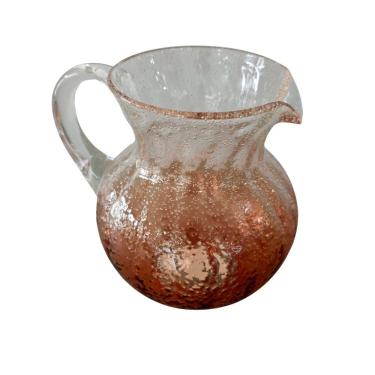 Imagem de Jarra em Acrílico Detalhes Bolhas para Bebidas 2,3L Laranja Degrade para Área de Lazer Entrecasa