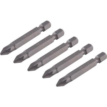 Imagem de Jogo de Bits Ponteira Pozidrive No 2 X 50mm Sextavado 1-4 Aço Cromo Vanádio Fosfatizado Vonder