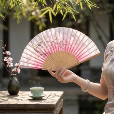 Imagem de Ventilador de mão, ventiladores dobráveis decorativos, ventilador portátil | Ventiladores de papel dobráveis | Fãs chineses | Fãs japoneses | Adereços de desempenho de palcos para decoração de