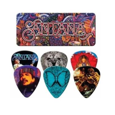 Imagem de Palheta Dunlop Heavy SANPT02H Caixa Personalizada 6 Palhetas Carlos Sa