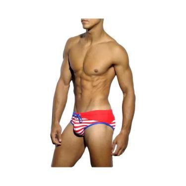 Imagem de Cuecas De Banho Masculinas Sensuais Com Enchimento Push-up, Respirávei