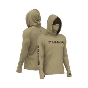 Imagem de Camisa Para Pesca UV X Protect 360 com Capuz Buff Mar Negro -, Desert,