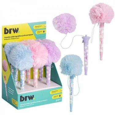 Imagem de Caneta Esferográfica 0.7mm Pula Pompom Brw