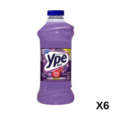 Imagem de Desinfetante Bak Lavanda 2L Caixa com 6 Unidades - YPE