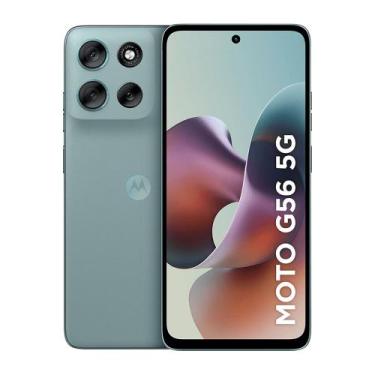 Imagem de Smartphone Motorola Moto G56 5G 256GB 8GB RAM Boost Tela 6.7" FHD+ Câm