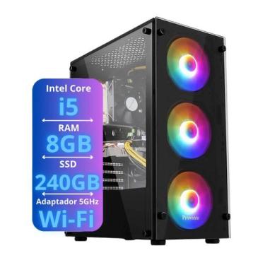 Imagem de Cpu Pc Gamer Intel Core I5 3º + 8gb Ram + Ssd 240gb - CONECT-X