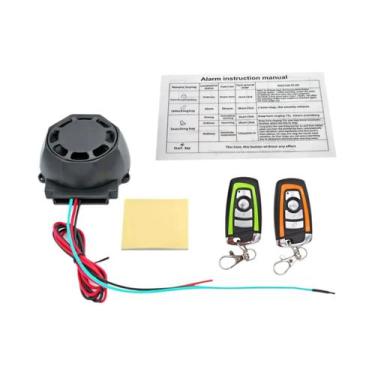 Imagem de Alarme De Motocicleta Ajustável 12V Com Sensibilidade À Vibração, Fáci