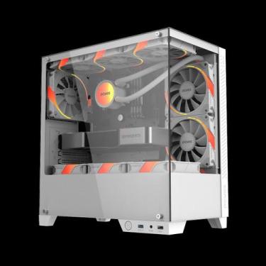 Imagem de Gabinete Gamer Pcyes Forcefield Twr White Ghost- Gfftwrwg