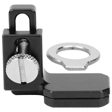 Imagem de Bloqueio de parafuso plano de fabricação profissional usando gaiola de câmera de alumínio de aviação grampo de cabo fixo para melhorar a estabilidade e a segurança do disparo