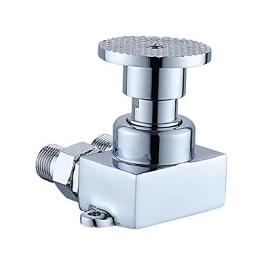 Imagem de Esquirla Interruptor de Controle Por Pedal com Válvula de Chão de Latão para Lavatório de para de água com Ped, Do tipo vertical