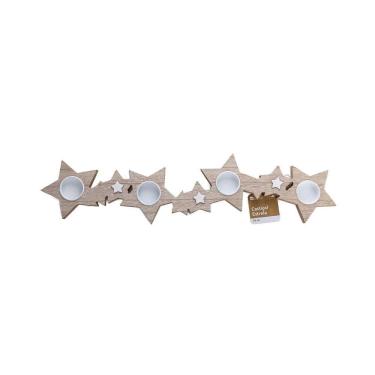 Imagem de Castiçal Vertical de Estrelas 53cm