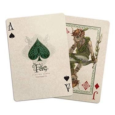 Imagem de Bicycle Creatures of The FAE Playing Cards Gent Supply, Green