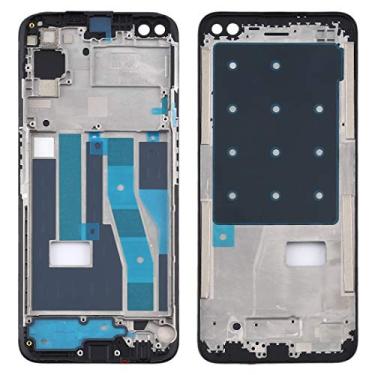 Imagem de For OPPO Realme 6 Pro Front Housing LCD Frame Bezel Plate (Black)