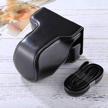 Imagem de Yunchao Acessórios para câmeras Saco de caso de couro PU câmera de corpo inteiro com alça para Fujifilm X-A3 / X-A2 / X-M1 / X-A10 Sacos de câmera