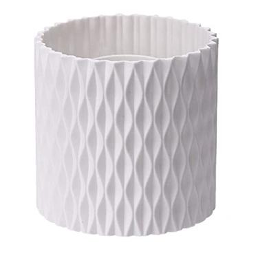 Imagem de 360 graus de aprendizagem rotativa de material de escritório escova caixa de armazenamento organizador de mesa suporte para armazenamento de cosméticos (Branco)